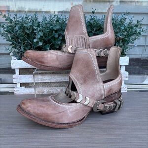 Freebird By Steven Blade Cut Out Booties